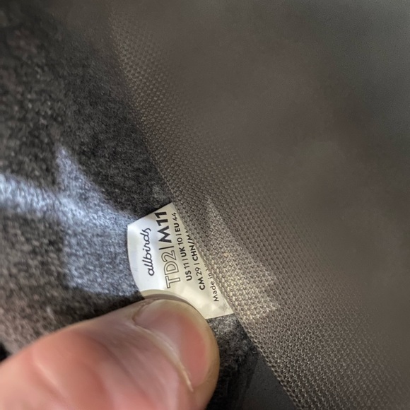 Allbirds TD2 Shoes Gray Tree Dasher 2 Running Mens Size 11 Nice! - Picture 5 of 8